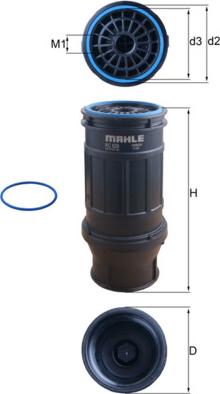 KNECHT KC 629D - Fuel filter car-mod.net