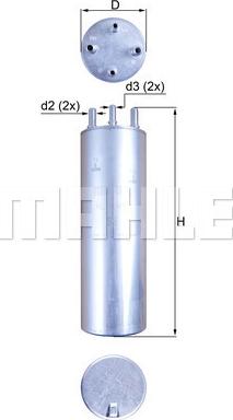 KNECHT KL229/11 - Fuel filter car-mod.net