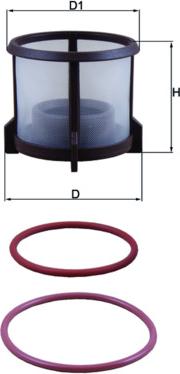 KNECHT KX 72D2 - Fuel filter car-mod.net