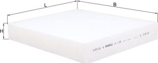 KNECHT LA 1138 - Filter, interior air car-mod.net