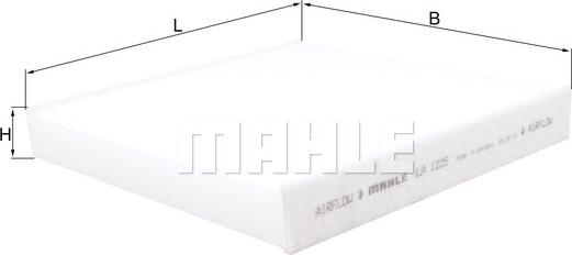 KNECHT LA 1225 - Filter, interior air car-mod.net