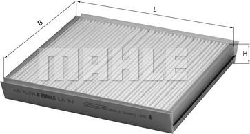 KNECHT LA 84 - Filter, interior air car-mod.net
