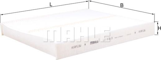 KNECHT LA 816/3 - Filter, interior air car-mod.net