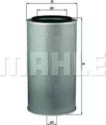 KNECHT LX 627 - Engine Air Filter car-mod.net