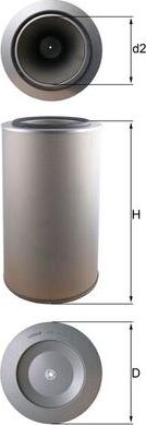 KNECHT LX 1255 - Engine Air Filter car-mod.net