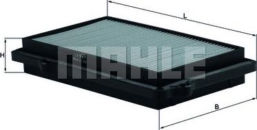 KNECHT LX 897 - Engine Air Filter car-mod.net