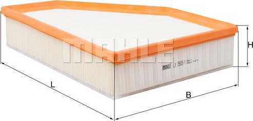 Hoffer 18727 - Engine Air Filter car-mod.net