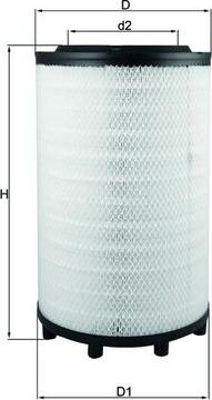KNECHT LX 3582 - Engine Air Filter car-mod.net