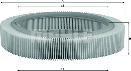 KNECHT LX 209 - Engine Air Filter car-mod.net