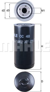 KNECHT OC 48 - Oil Filter car-mod.net