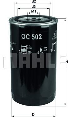 KNECHT OC 502 - Oil Filter car-mod.net