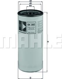 KNECHT OC 282 - Oil Filter car-mod.net