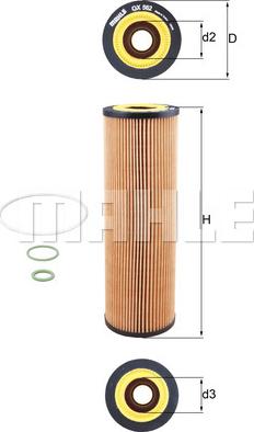 KNECHT OX 562D - Oil Filter car-mod.net