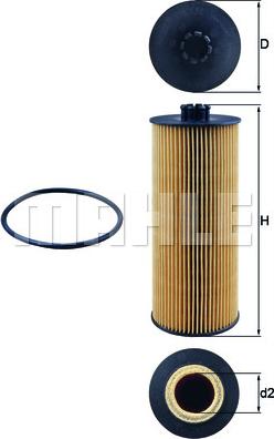 KNECHT OX 155D - Oil Filter car-mod.net