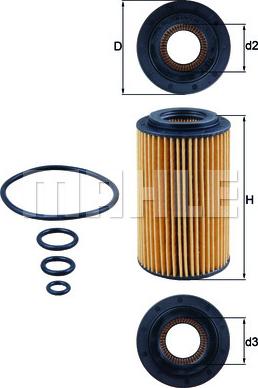 KNECHT OX 153/7D - Oil Filter car-mod.net