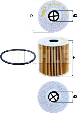 KNECHT OX 339/2D - Oil Filter car-mod.net