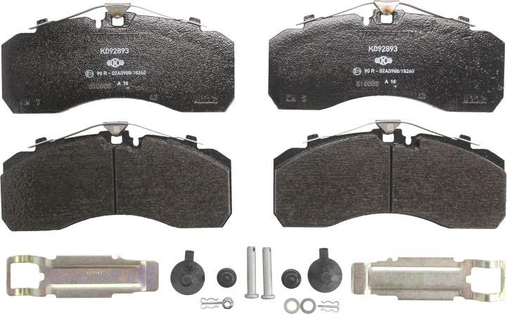 KNORR-BREMSE K 094436K50 - Brake Pad Set, disc brake car-mod.net
