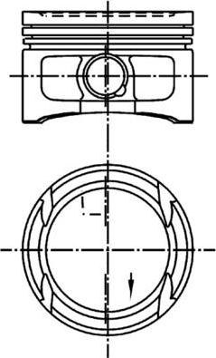 Kolbenschmidt 99562620 - Piston car-mod.net