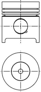 Kolbenschmidt 99567600 - Piston car-mod.net