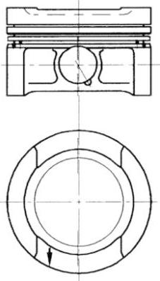Kolbenschmidt 94503700 - Piston car-mod.net