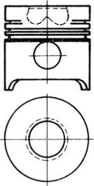 Kolbenschmidt 90654962 - Repair Set, piston / sleeve car-mod.net