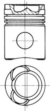 Kolbenschmidt 93734700 - Piston car-mod.net