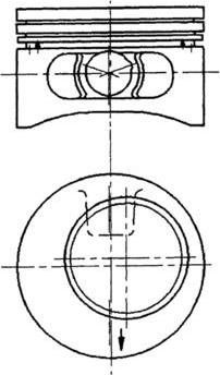 Kolbenschmidt 92123610 - Piston car-mod.net
