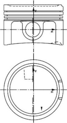 Kolbenschmidt 40434620 - Piston car-mod.net