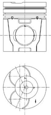 Kolbenschmidt 40 050 600 - Piston car-mod.net