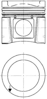 Kolbenschmidt 94705600 - Piston car-mod.net