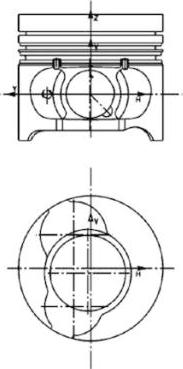 Kolbenschmidt 40465600 - Piston car-mod.net