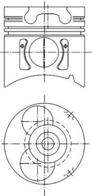 Kolbenschmidt 99371600 - Piston car-mod.net