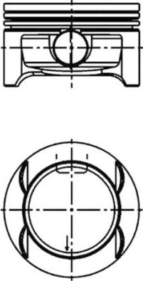 Kolbenschmidt 40386600 - Piston car-mod.net