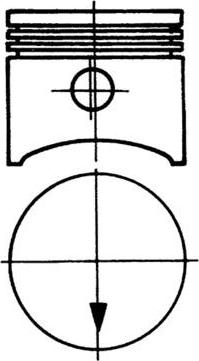 Kolbenschmidt 90606610 - Piston car-mod.net