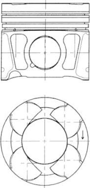 Kolbenschmidt 41070620 - Piston car-mod.net
