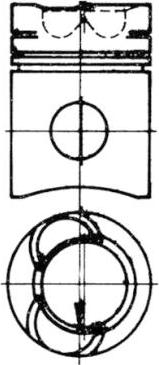 Kolbenschmidt 41221600 - Piston car-mod.net