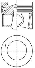Kolbenschmidt 41271610 - Piston car-mod.net