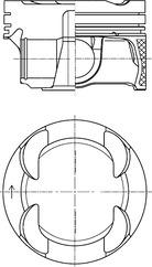 Kolbenschmidt 42101600 - Piston car-mod.net