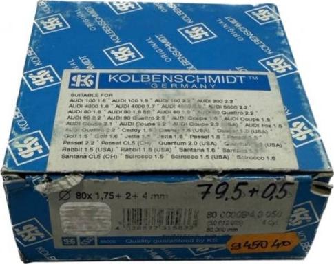 Kolbenschmidt 800000943050 - Piston Ring Kit car-mod.net