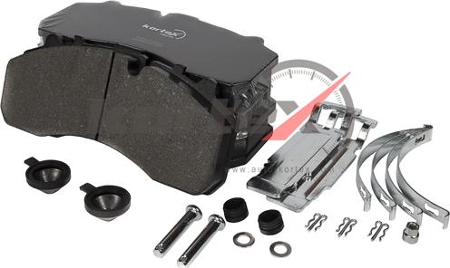 Kortex TR02202 - Brake Pad Set, disc brake car-mod.net