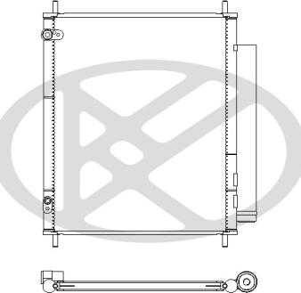 KOYORAD CD030400M0A - Condenser, air conditioning car-mod.net