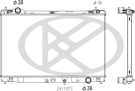 KOYORAD PL013345 - Radiator, engine cooling car-mod.net