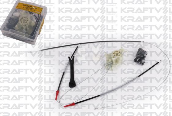 KRAFTVOLL GERMANY 09120054 - Repair Set, window regulator car-mod.net