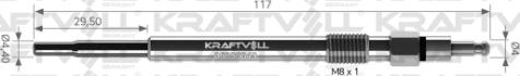 KRAFTVOLL GERMANY 05030043 - Glow Plug car-mod.net