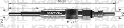 KRAFTVOLL GERMANY 05030047 - Glow Plug car-mod.net