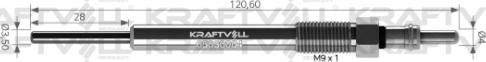 KRAFTVOLL GERMANY 05030004 - Glow Plug car-mod.net