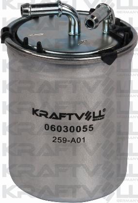 KRAFTVOLL GERMANY 06030055 - Fuel filter car-mod.net