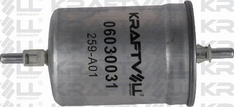 KRAFTVOLL GERMANY 06030031 - Fuel filter car-mod.net