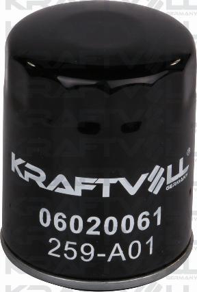 KRAFTVOLL GERMANY 06020061 - Oil Filter car-mod.net