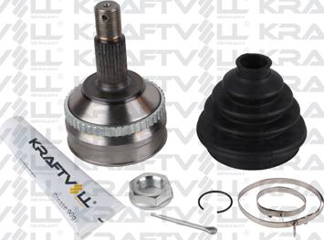 KRAFTVOLL GERMANY 01020220 - CV Joint Kit, drive shaft car-mod.net